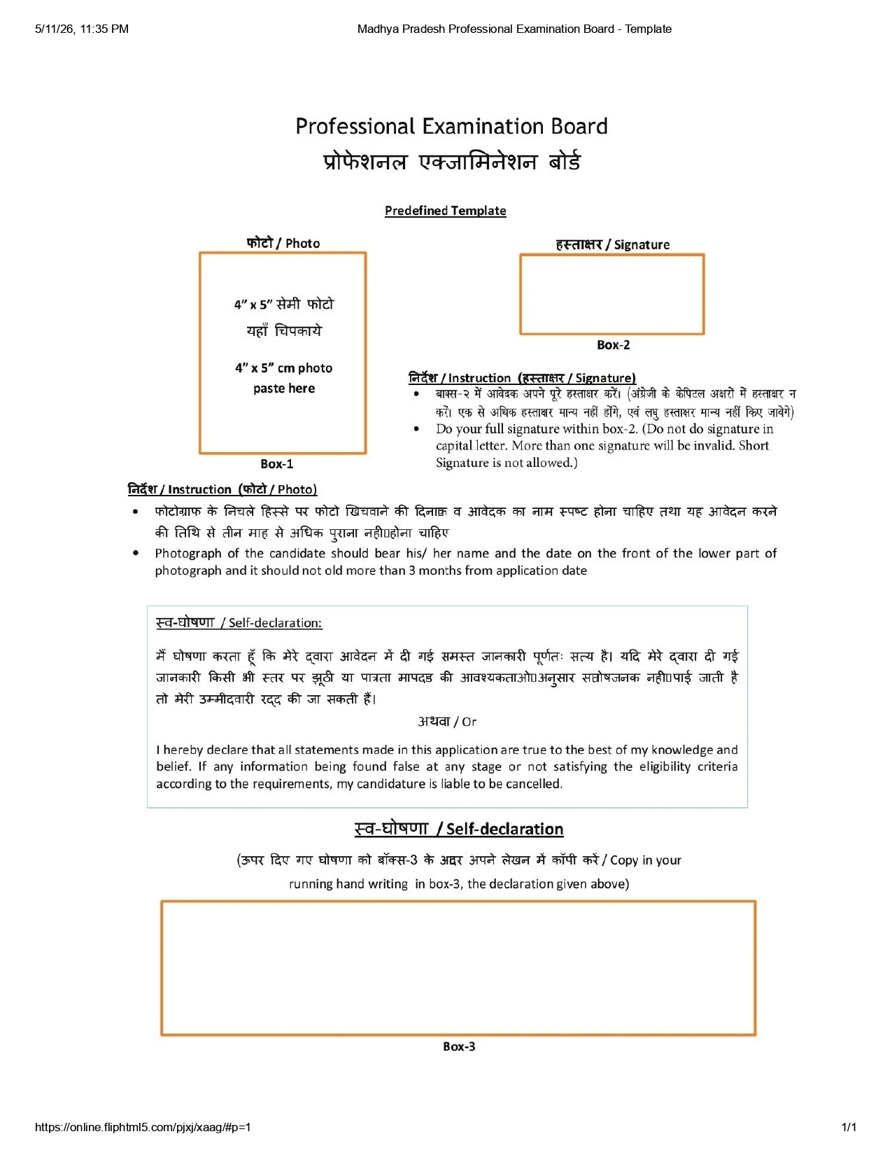 esb template pdf