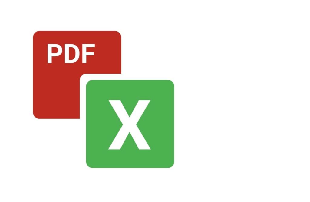pdf to excel